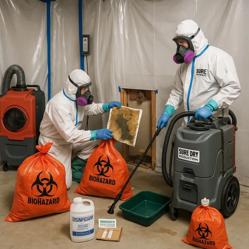 Contaminated Water Handling Protocols process in Wind Lake, WI