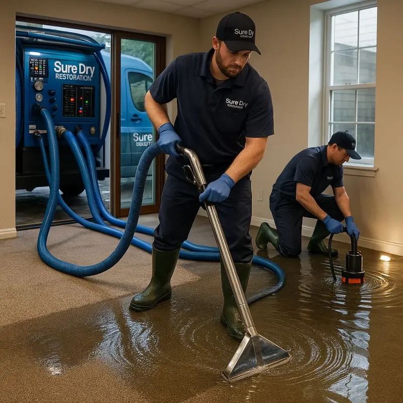 Water Extraction and Removal process in Wind Lake, WI